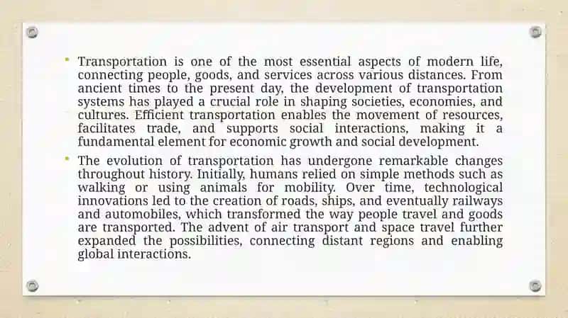 Transportation 3