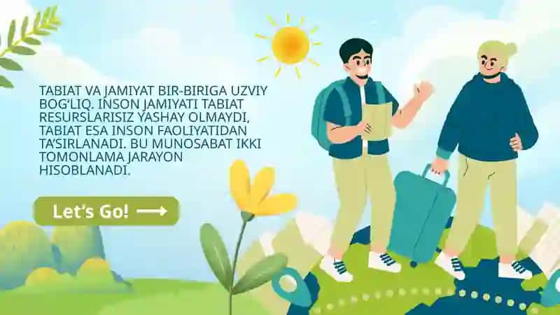 JAMIYAT VA TABIAT O'RTASIDAGI MUNOSABATLAR 3