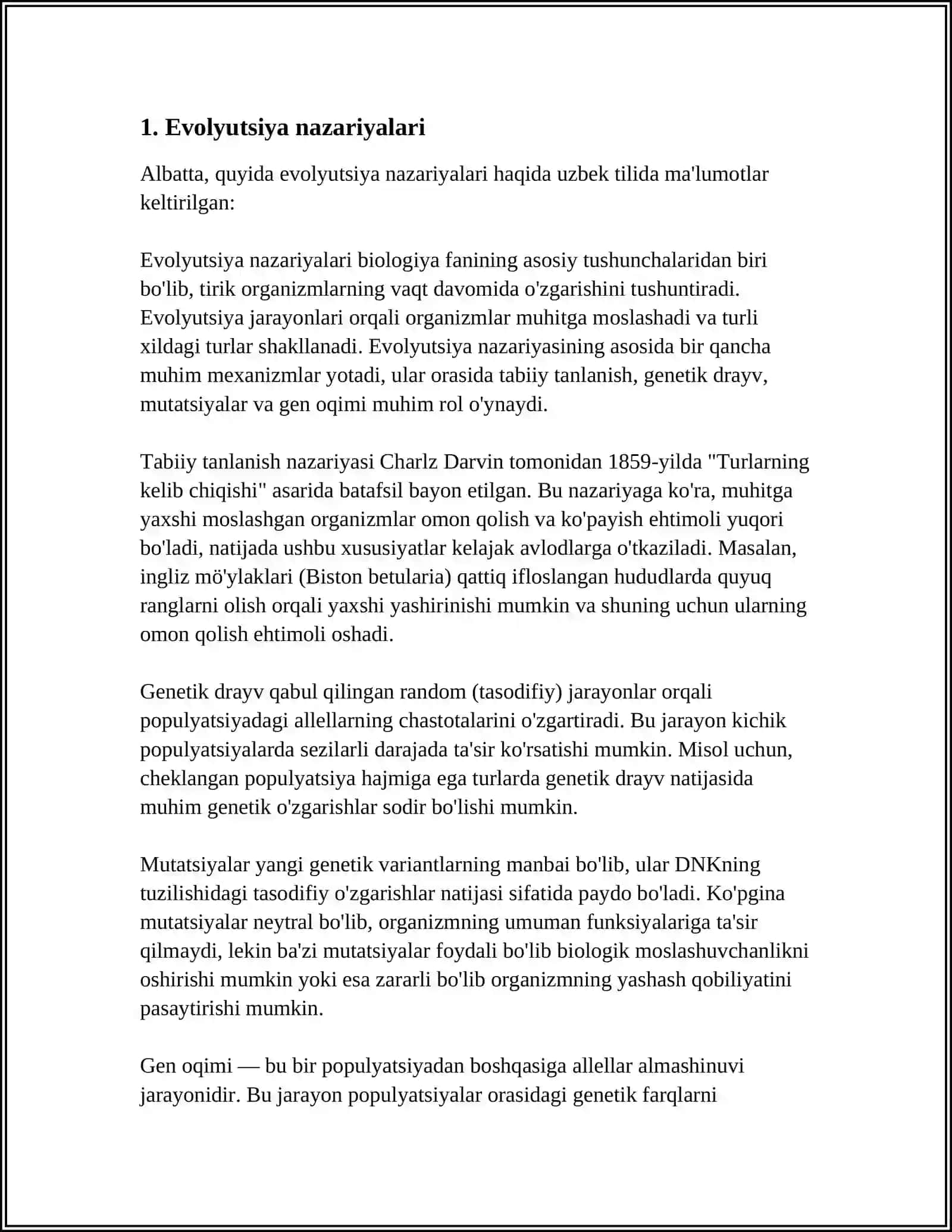 RIVOJLANISH BIOLOGIYASI 3