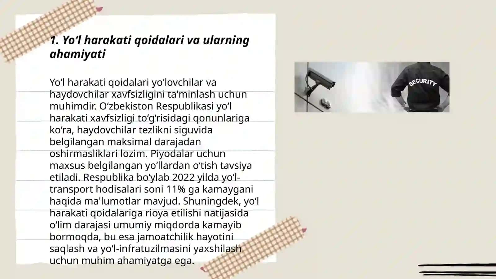 Yo‘llarda xavsizlikni ta’minlash 3