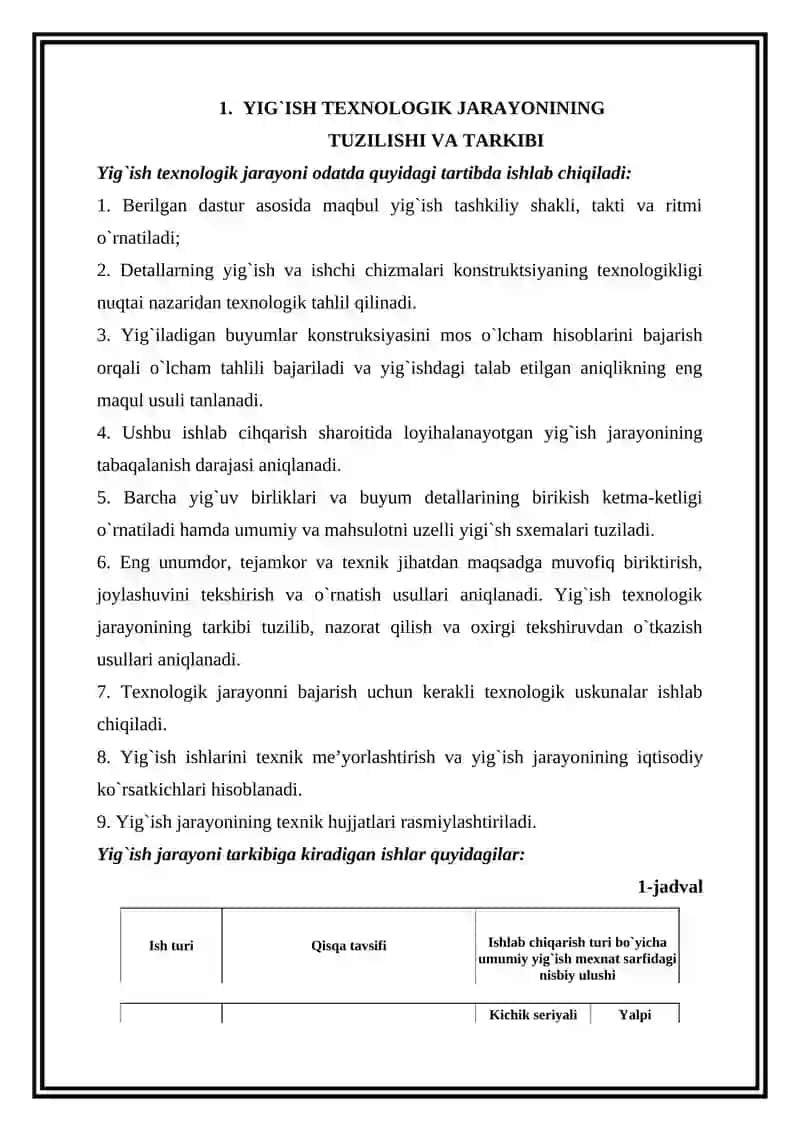 Avtomatlashtirilgan ishlab chiqarish tехnologiyasini asoslari 3