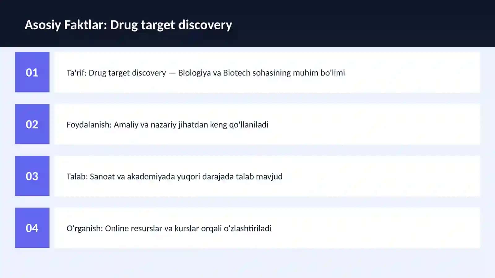 Drug target discovery 3