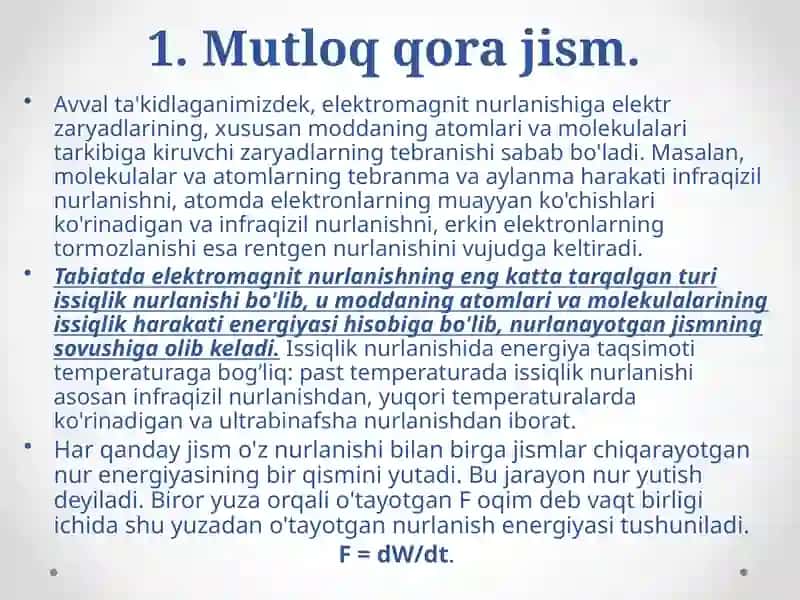 ISSIQLIK NURLANISHI.MUTLOQ QORA JISM 3