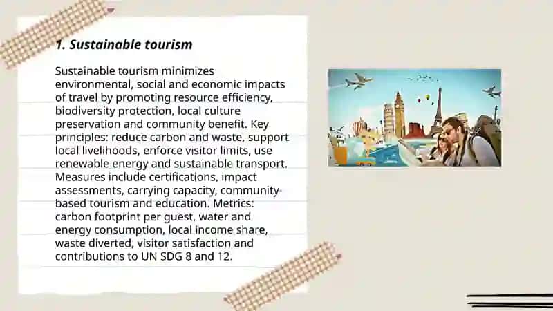 Sustainable tourism 3