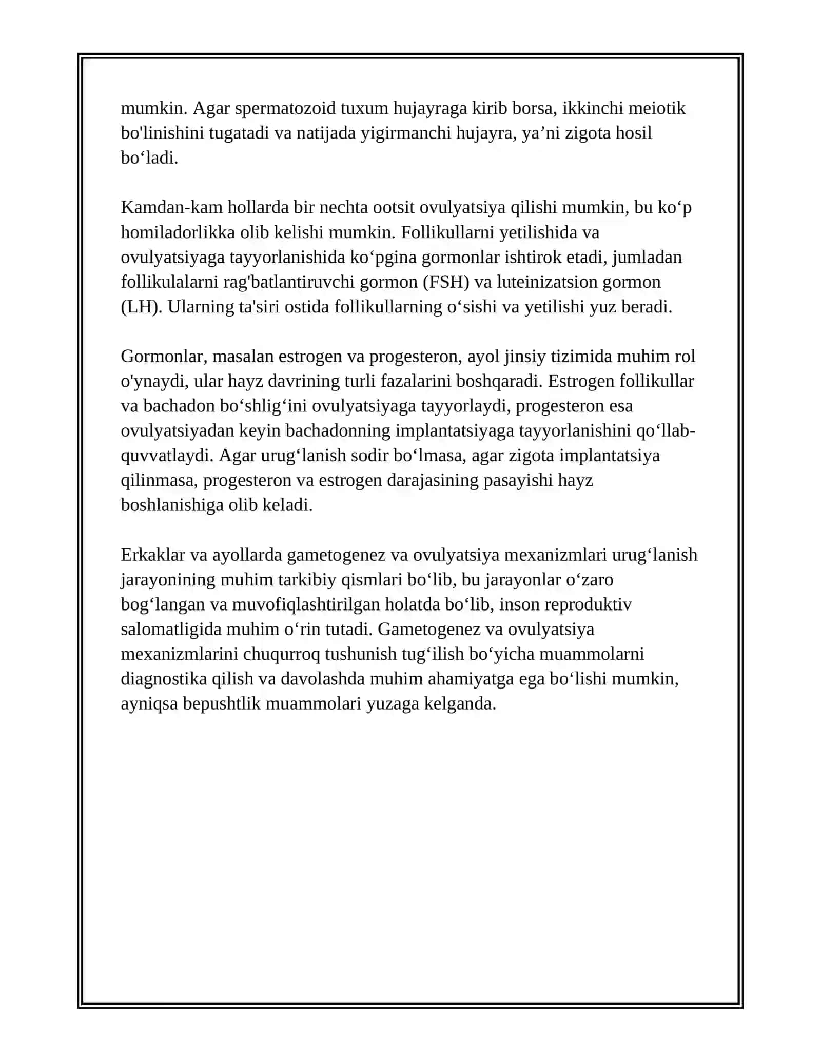 URUG'LANISH, MAYDALANISH IMPLANTATSIYA 3