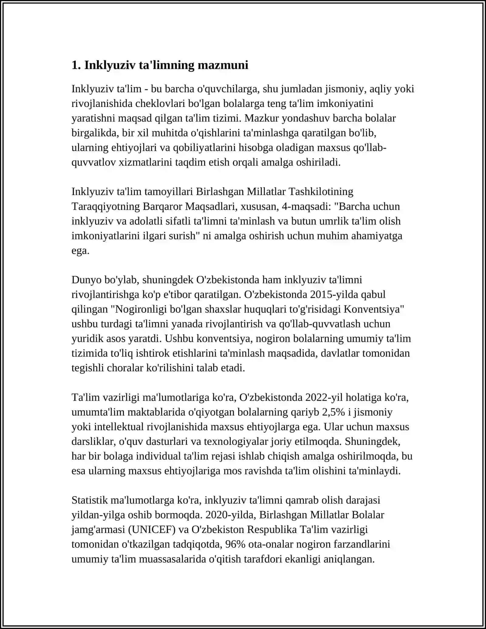 INKLYUZIV TA'LIM KURSI 3