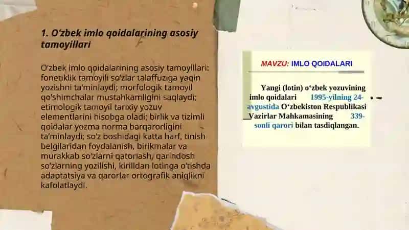 O‘zbek tilining imlo qoidalari va soha egalarining savodxonligi 3