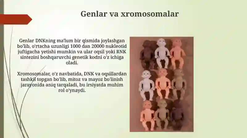 Irsiy va patologik belgilarning irsiylanishi 3