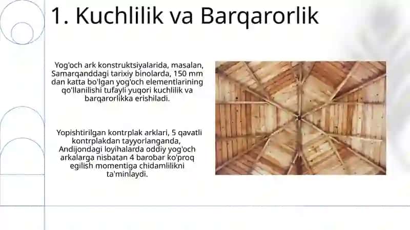 Yogʻoch arkalarni konstruktsiyalari 3