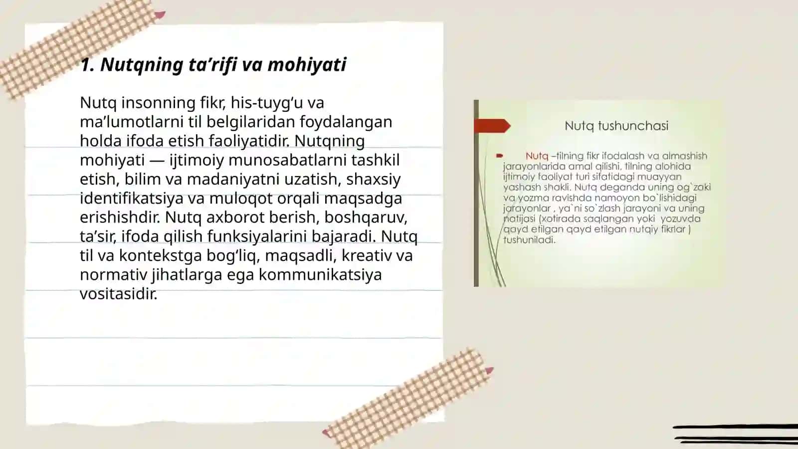 Nutqning taʼrifi va mohiyati 3