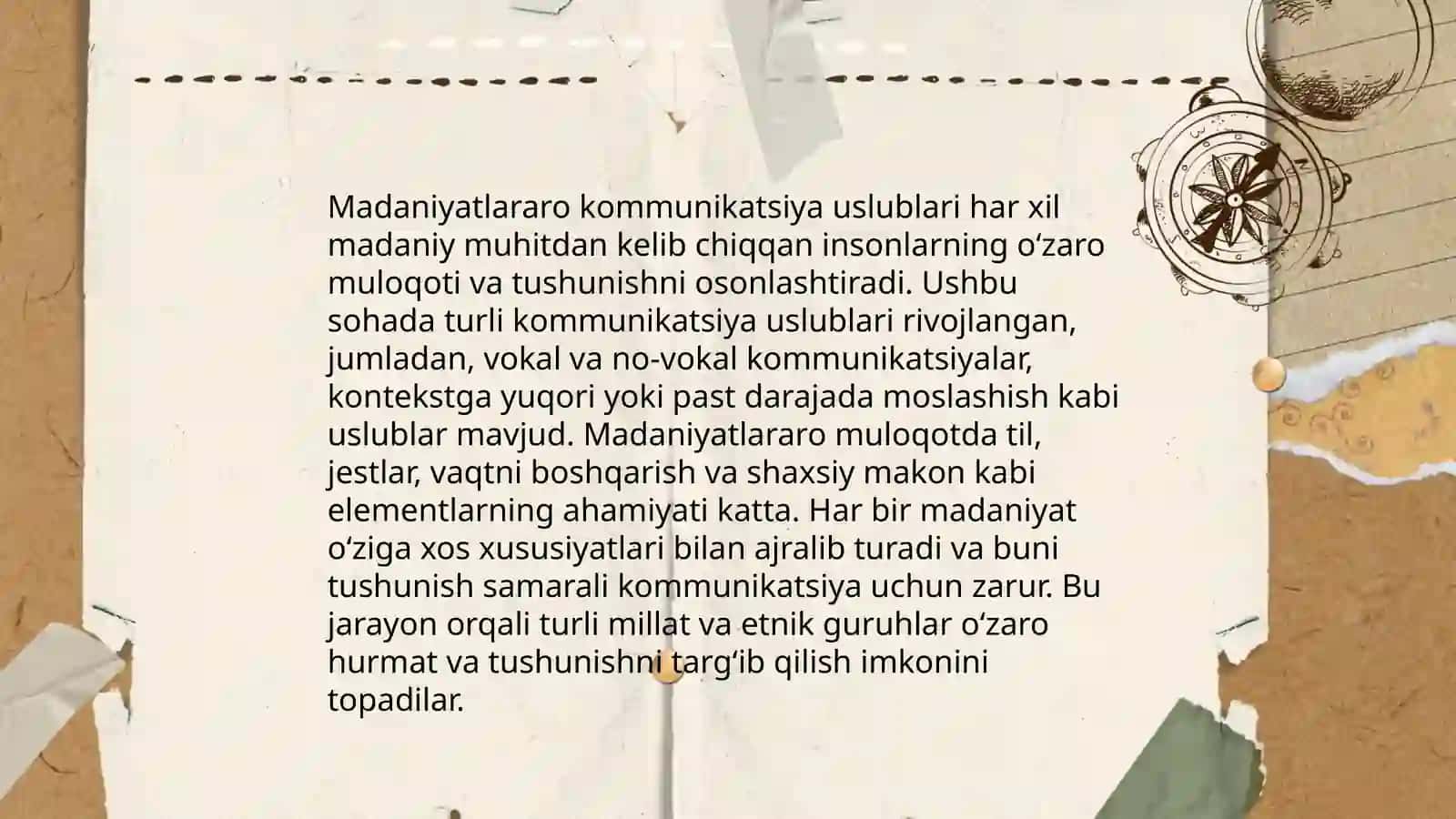 Madaniyatlararo muloqotda stilistik yo'nalish 3