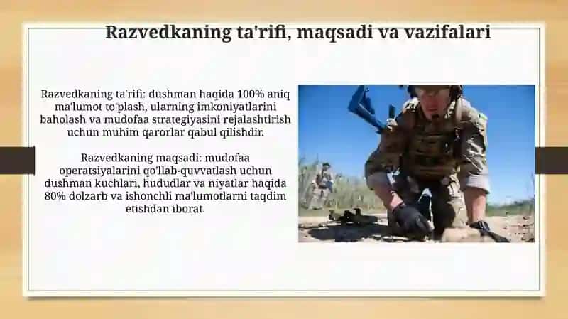 Razvedkani mudofaadagi vazifalari 3