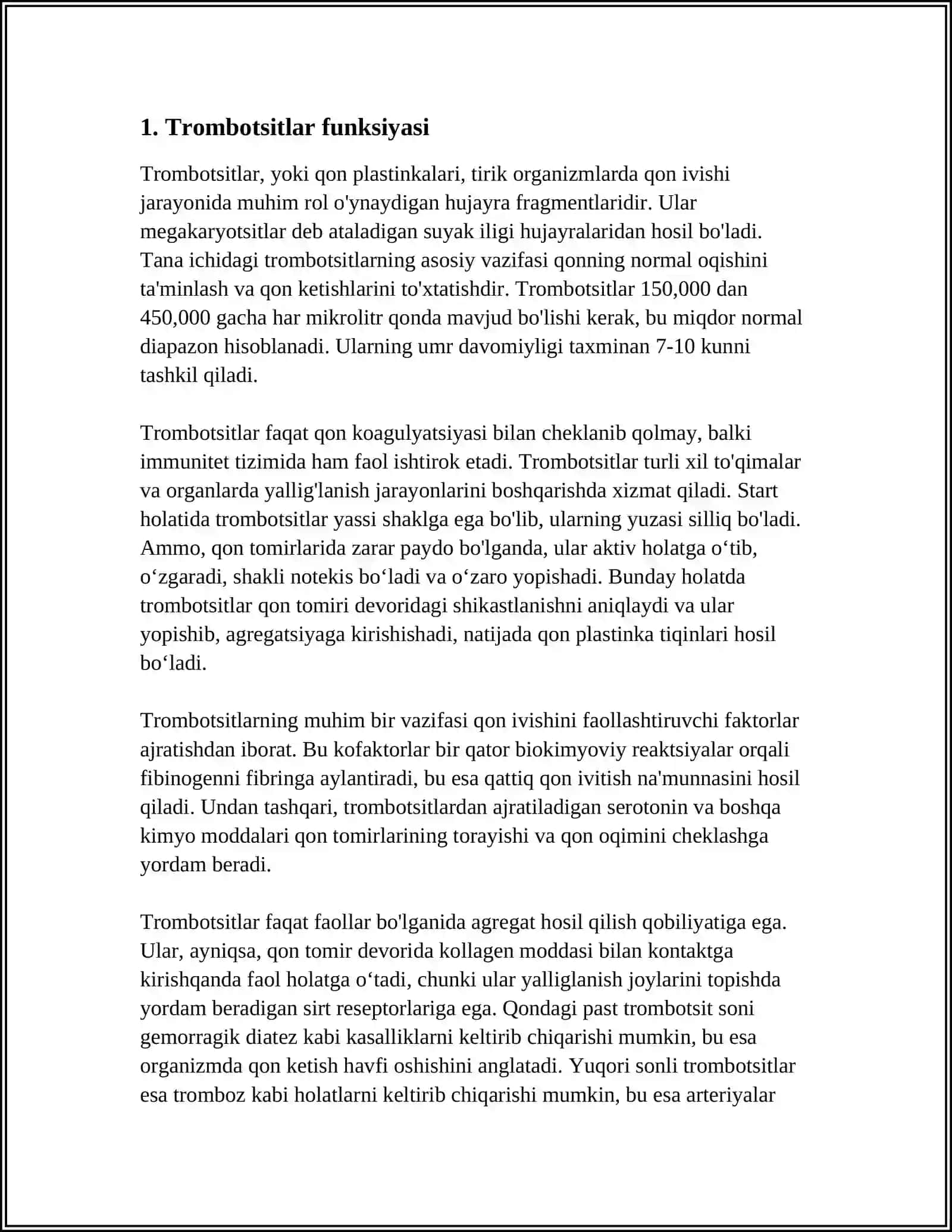 TROMBOTSITLAR VA ULARNI SONINI SANASH USULLARI 3