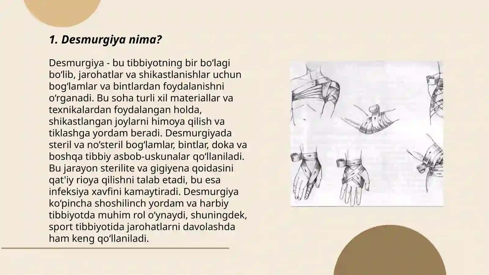 Desmurgiya bog'lamlar haqida maʼlumot 3