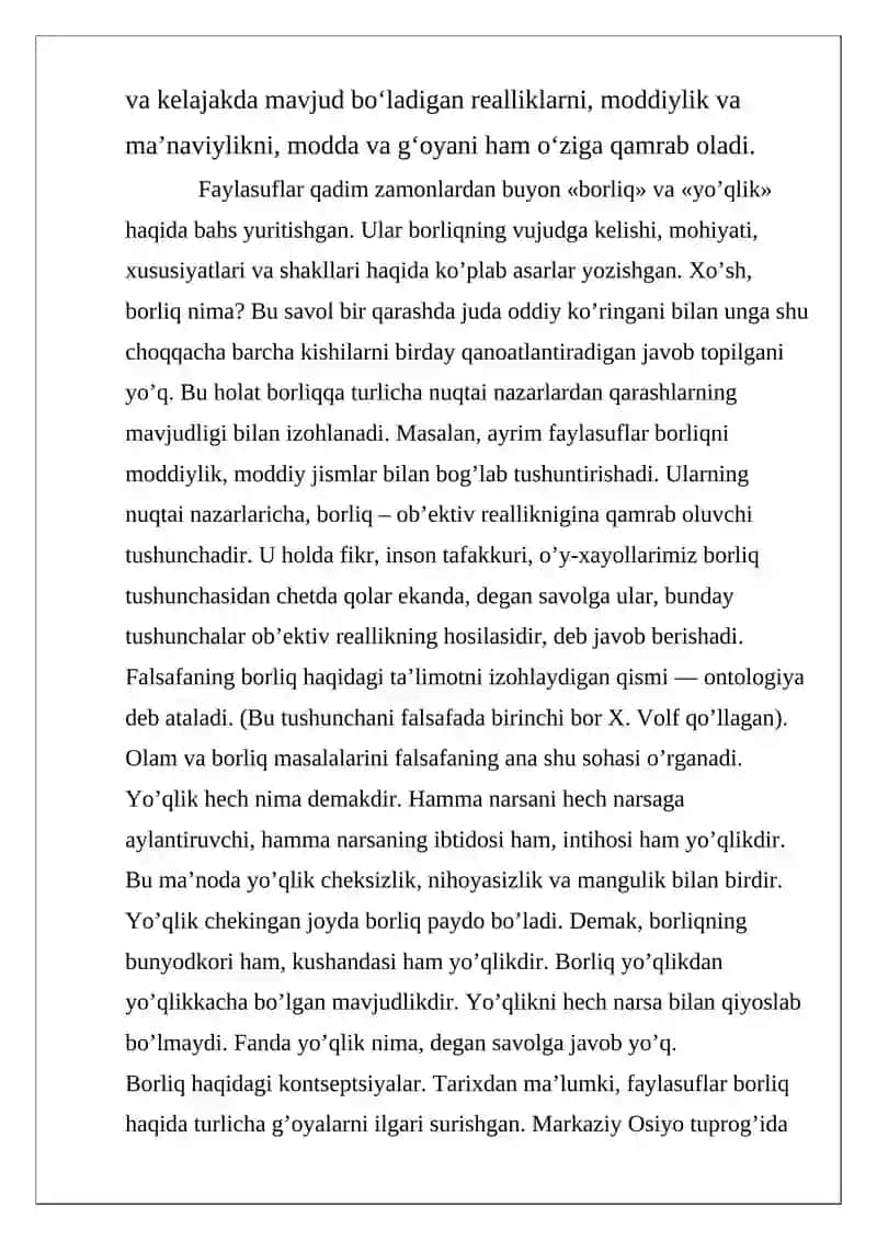 Noklassik ontologiyani tushunish 3