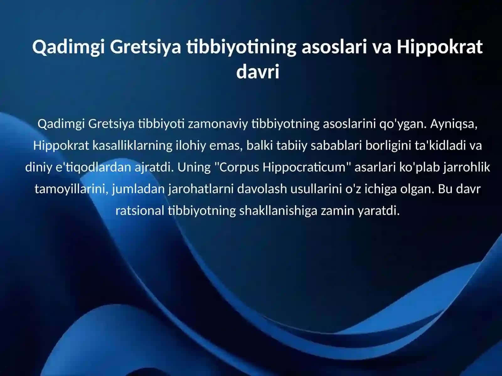 Qadimgi Gretsiya va Rimda jarrohlik usullari 3