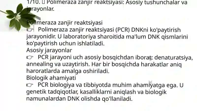 Bialogiya va talimyoʻnalishi 3