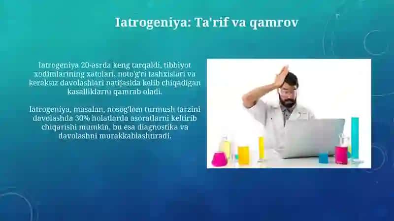 Iatrogeniya: Ta'rif va qamrov 3