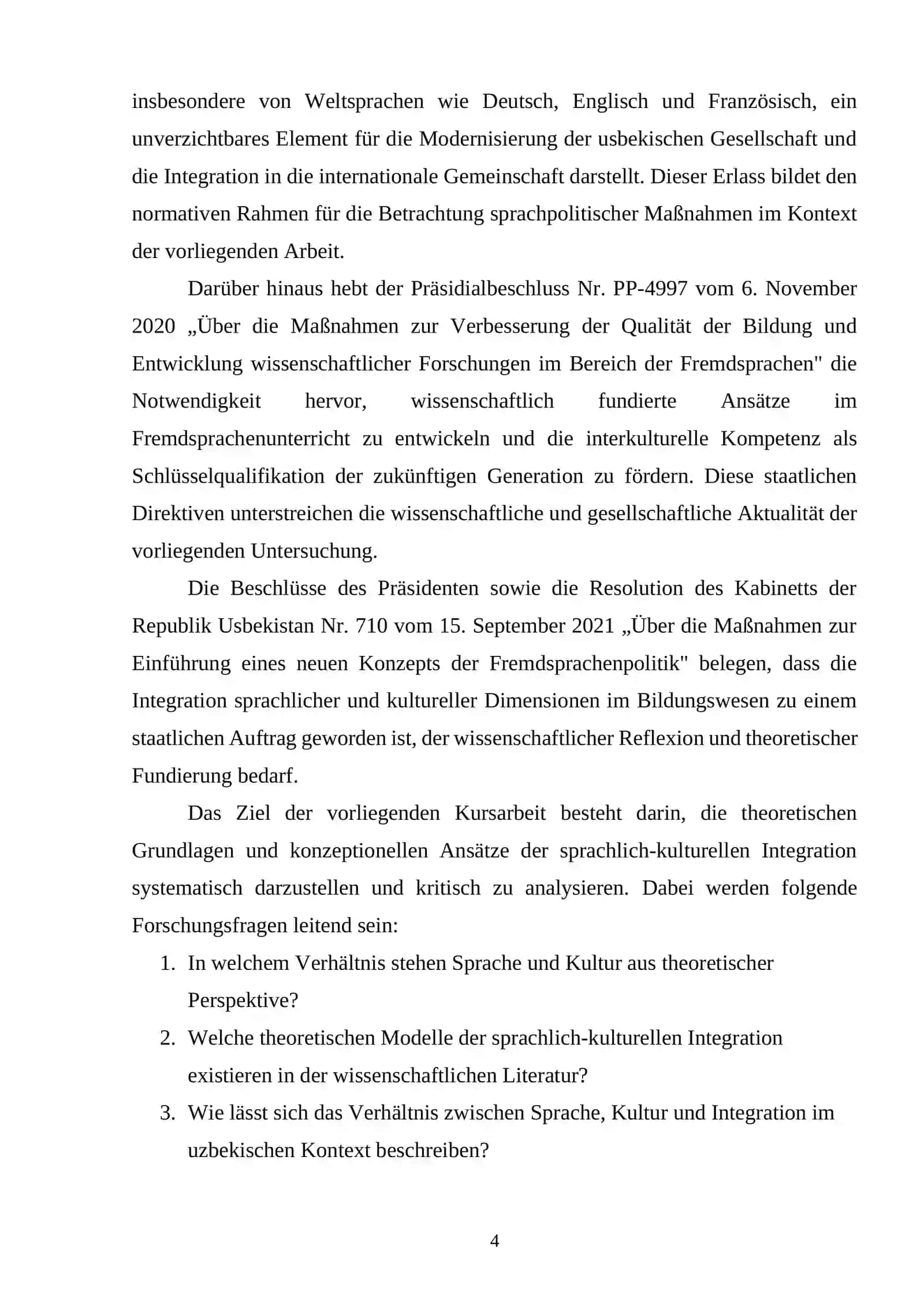 Sprache und Kultur – theoretische Aspekte der Integration 3