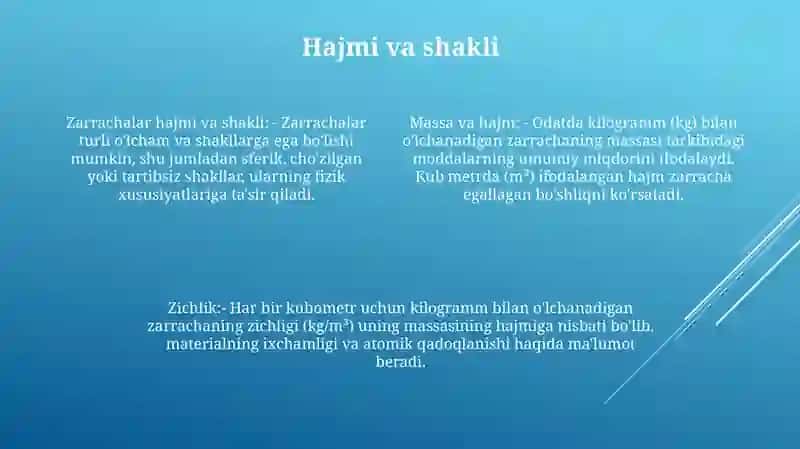To'Ldiruvchilarning Fizik Xossalari 3