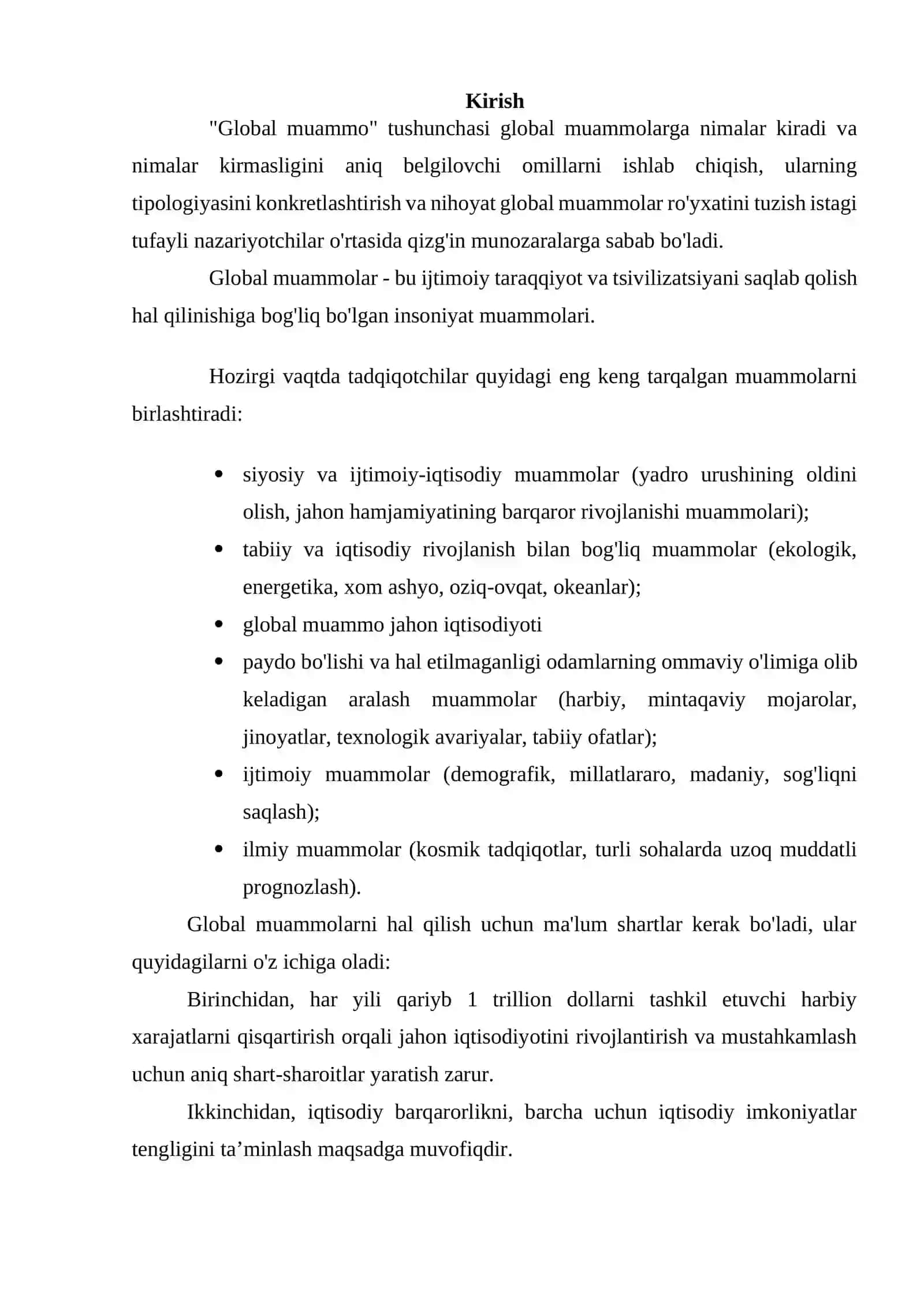 GLOBAL DEMOGRAFIK MUAMMOLAR KURS ISHI 3