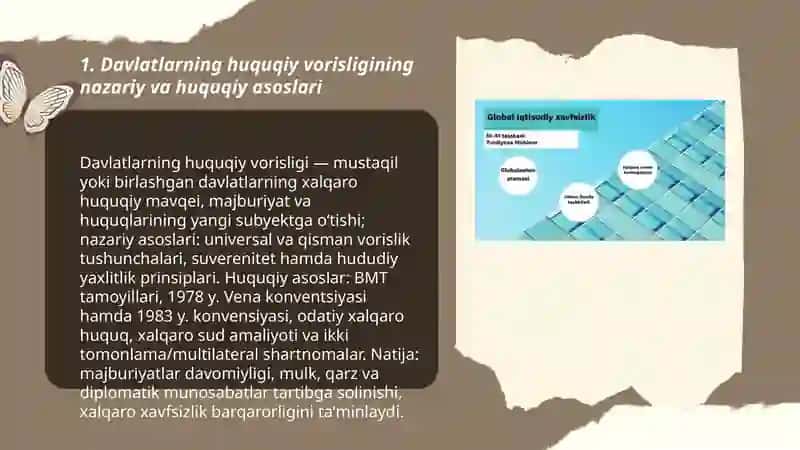 Davlatlarning huquqiy vorisligi 3
