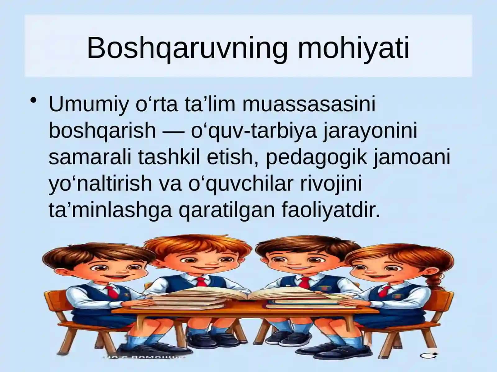 Umumiy o'rta talim muassasalarini boshqarish 3