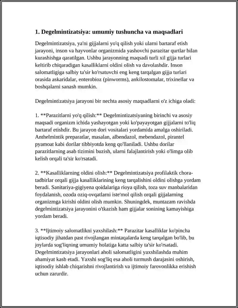 DEGELMINTIZATSIYA 3
