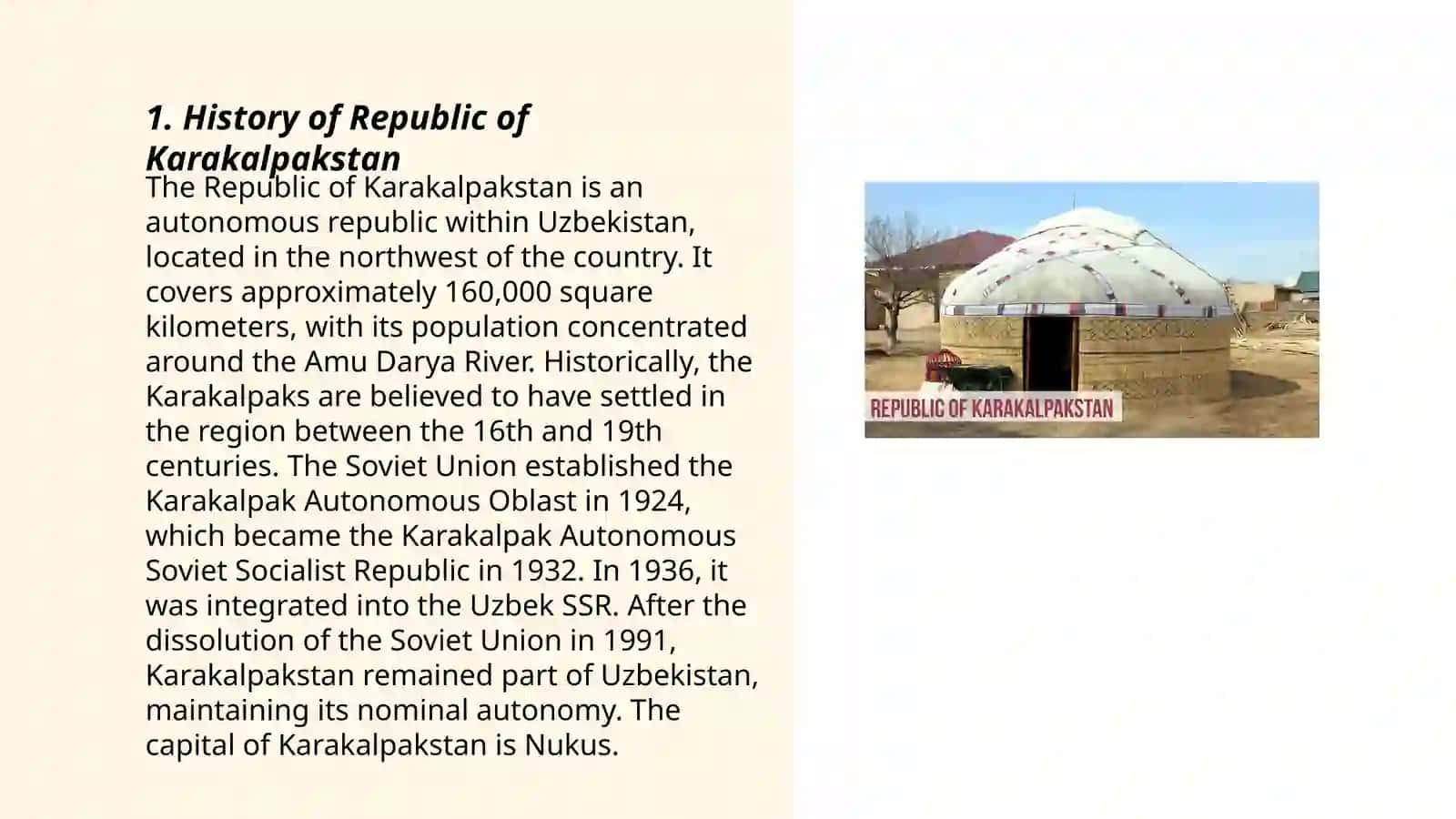 History of Republic of Karakalpakstan 3