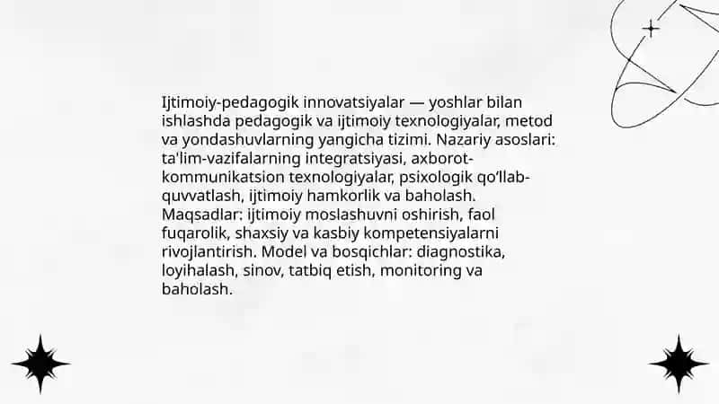 Ijtimoiy-pedagogik innovatsiyalar 3