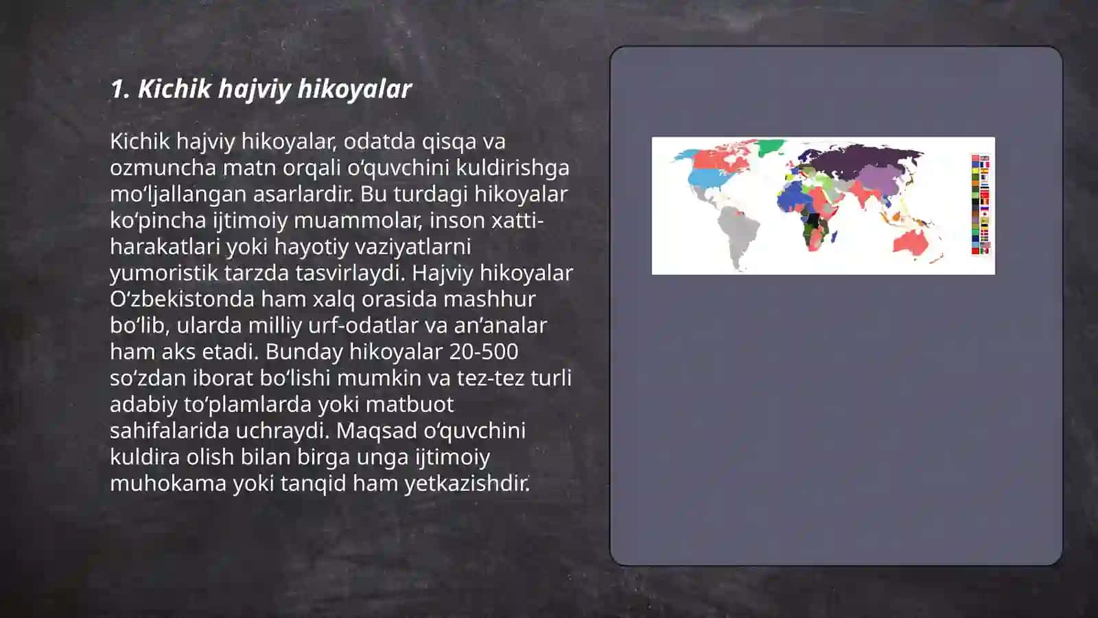Kichik hajviy hikoyalar 3