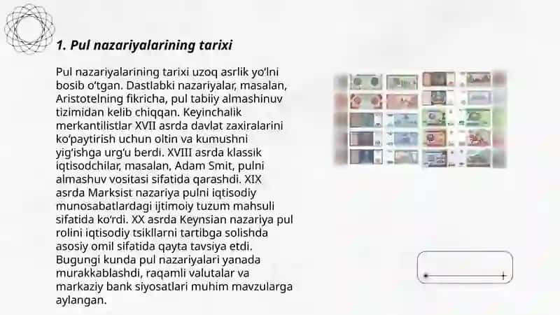 Pul Nazariyalari 3