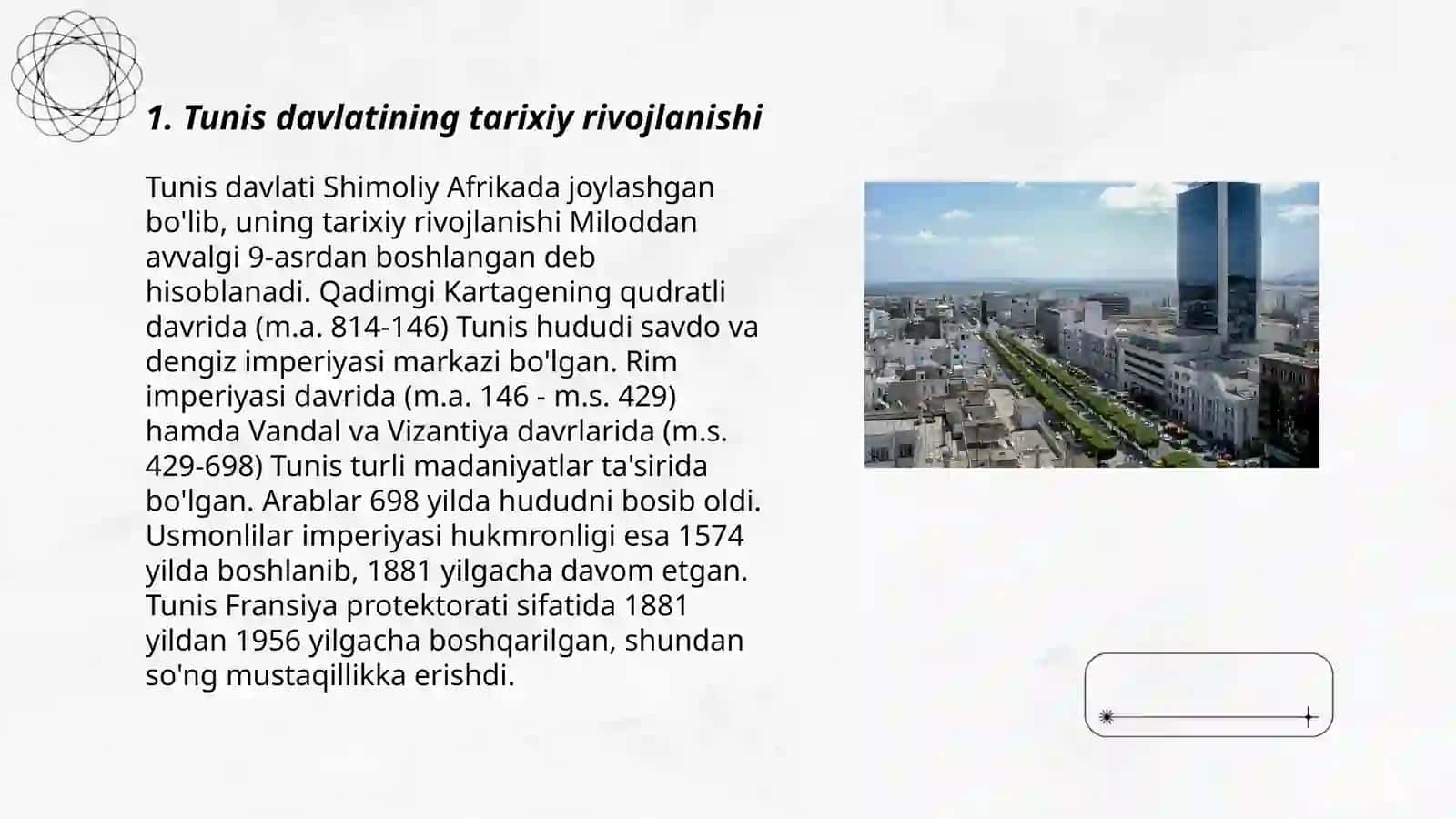 Tunis Davlatining Tarixiy Rivojlanishi 3
