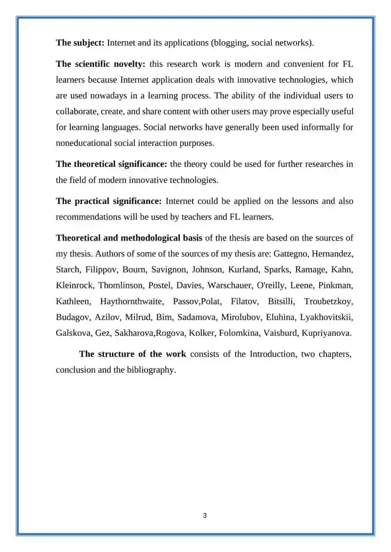Internet technologies for English Learning 3