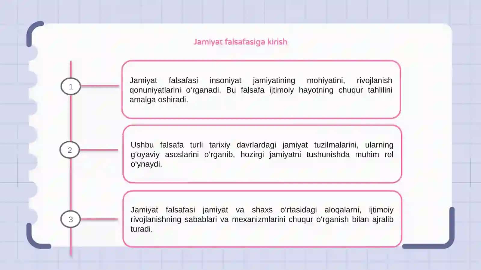 Jamiyat falsafasi 3