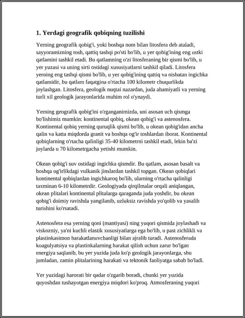 Yerning geografik qobiq 3