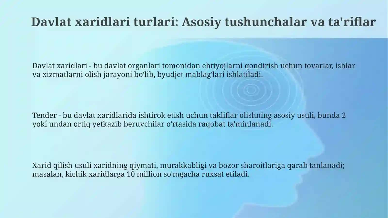 Davlat xaridlari turlari 3