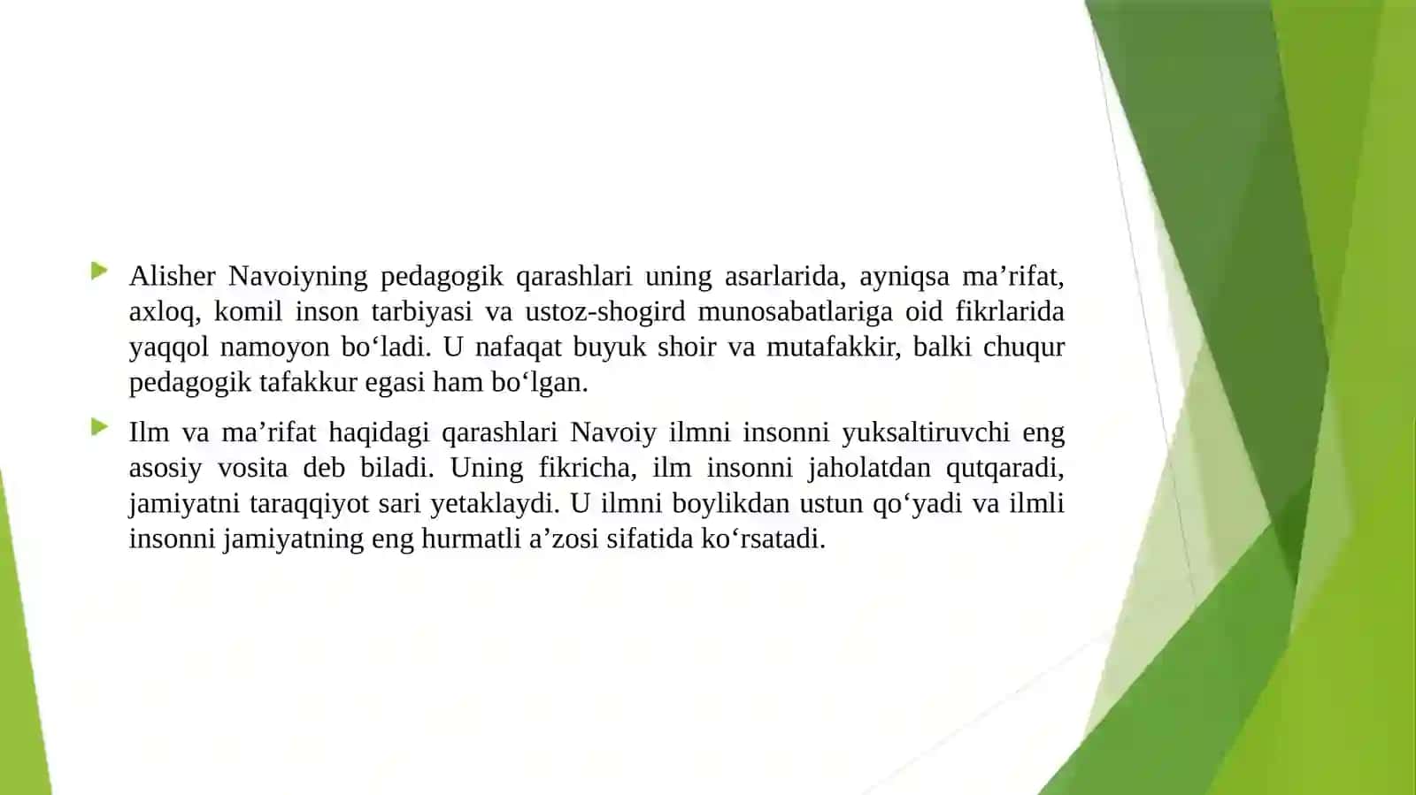 Alisher Navoiyning pedagogik qarashlari 3