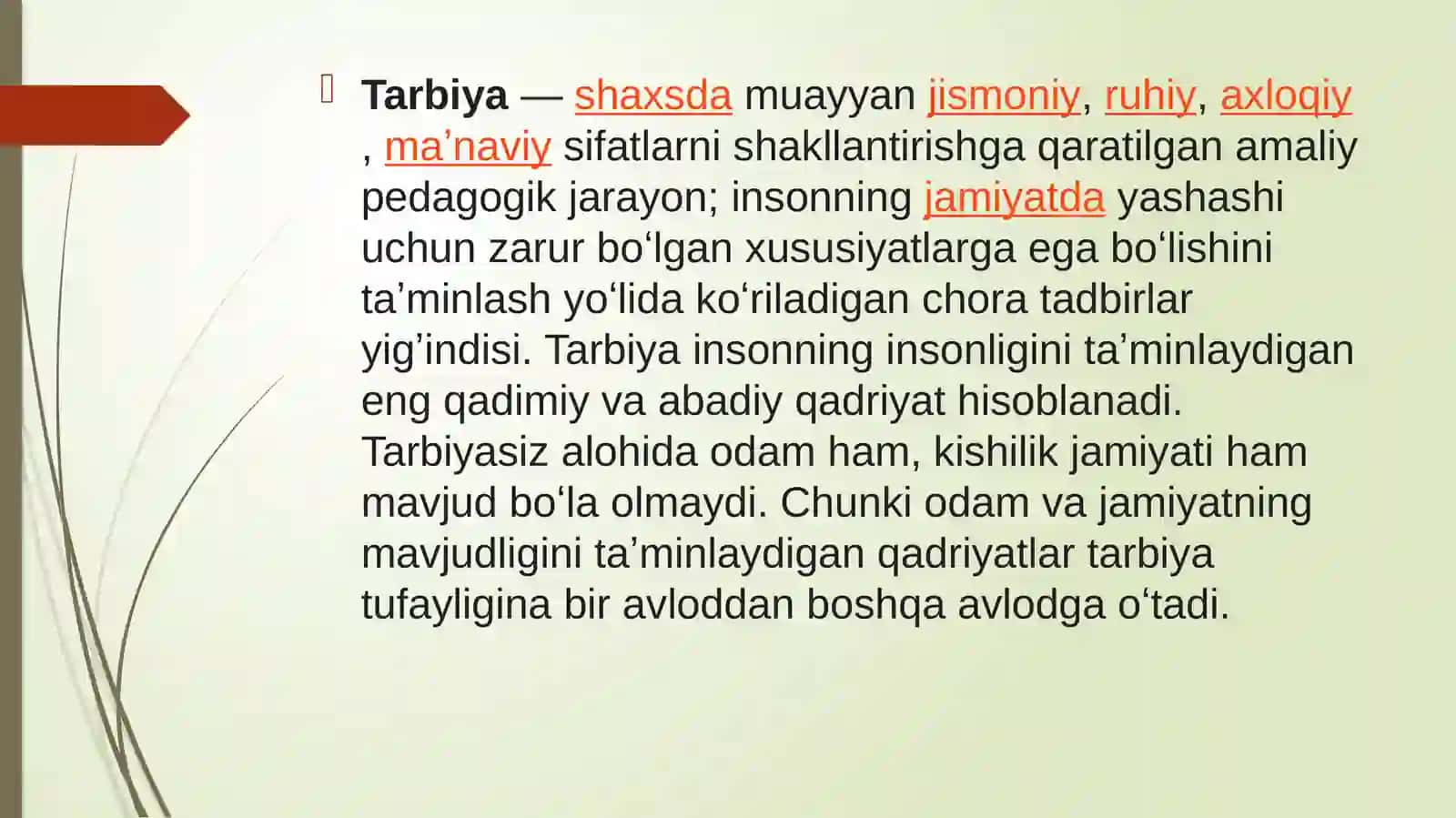 Pedagogik jarayonda tarbiya 3