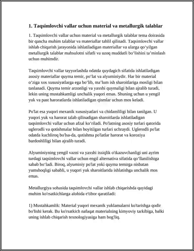 Taqsimlovchi vallarni tayyorlash 3