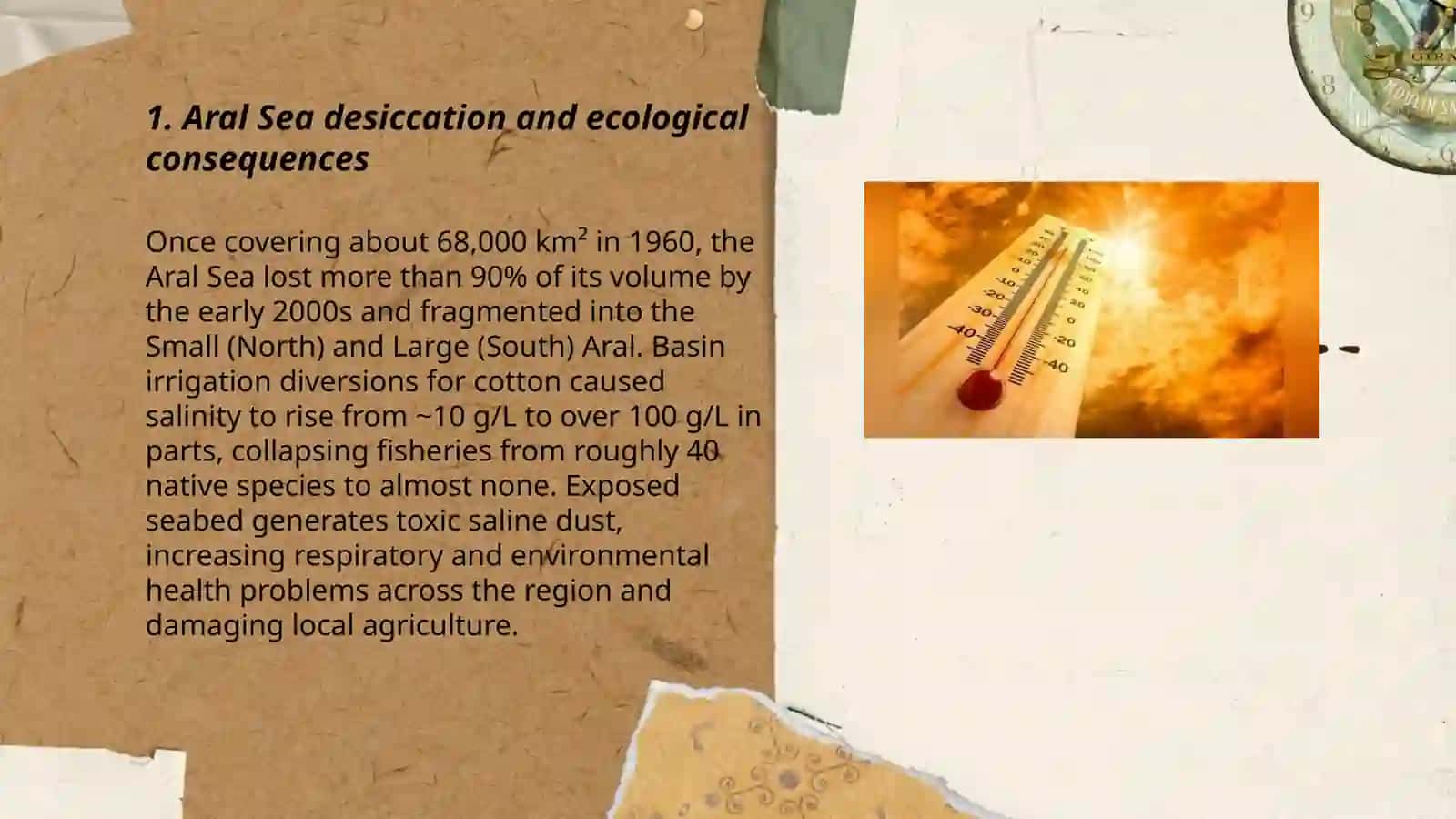 The natural issues in Uzbekistan 3