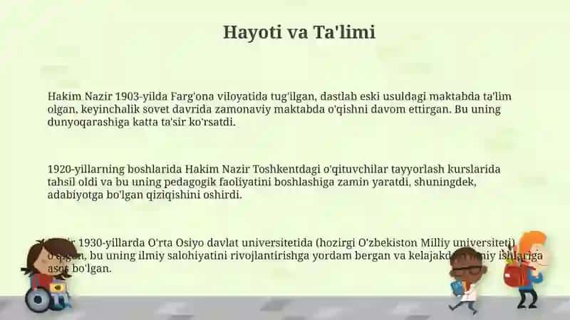 Hakim Nazir hayoti va ijodi 3