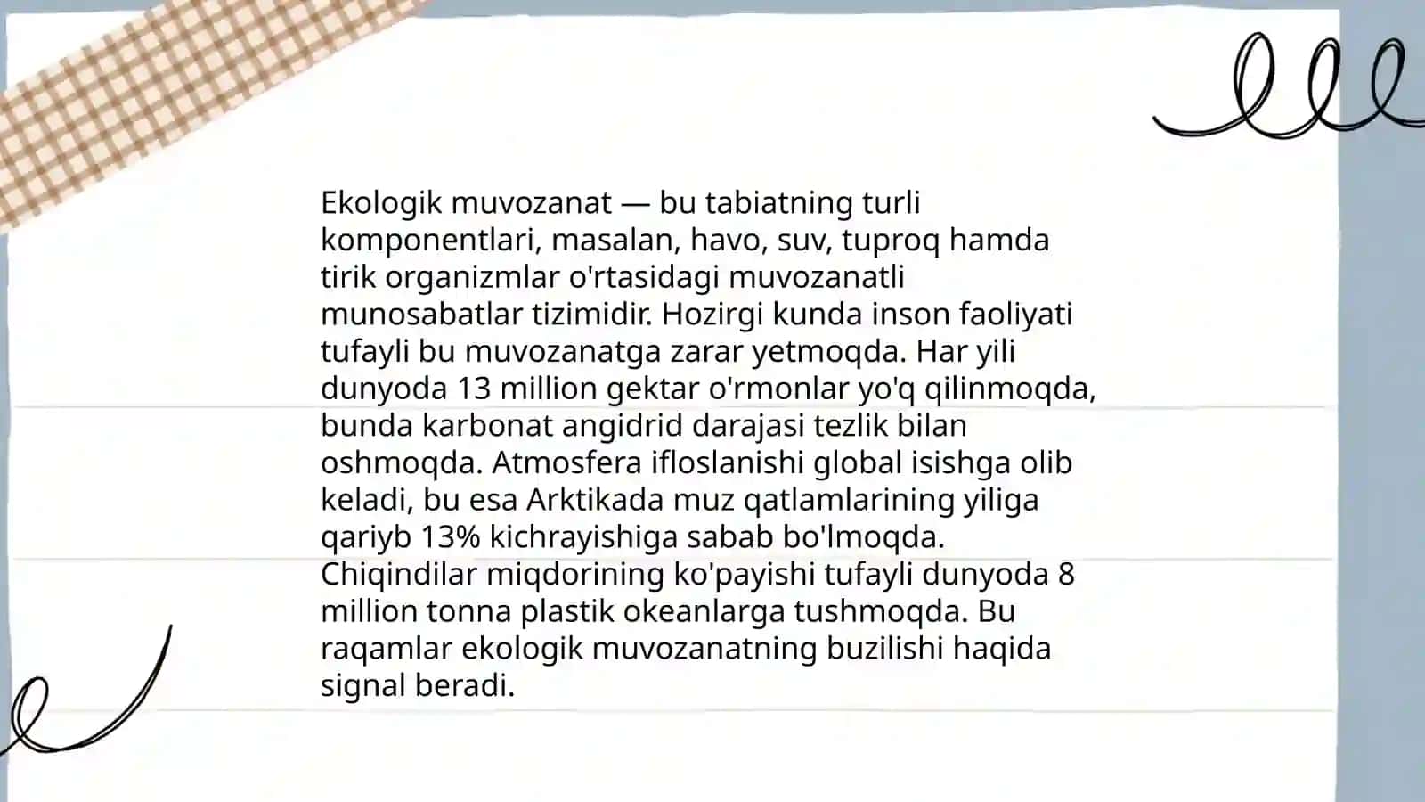 Ekologik muvozanat 3