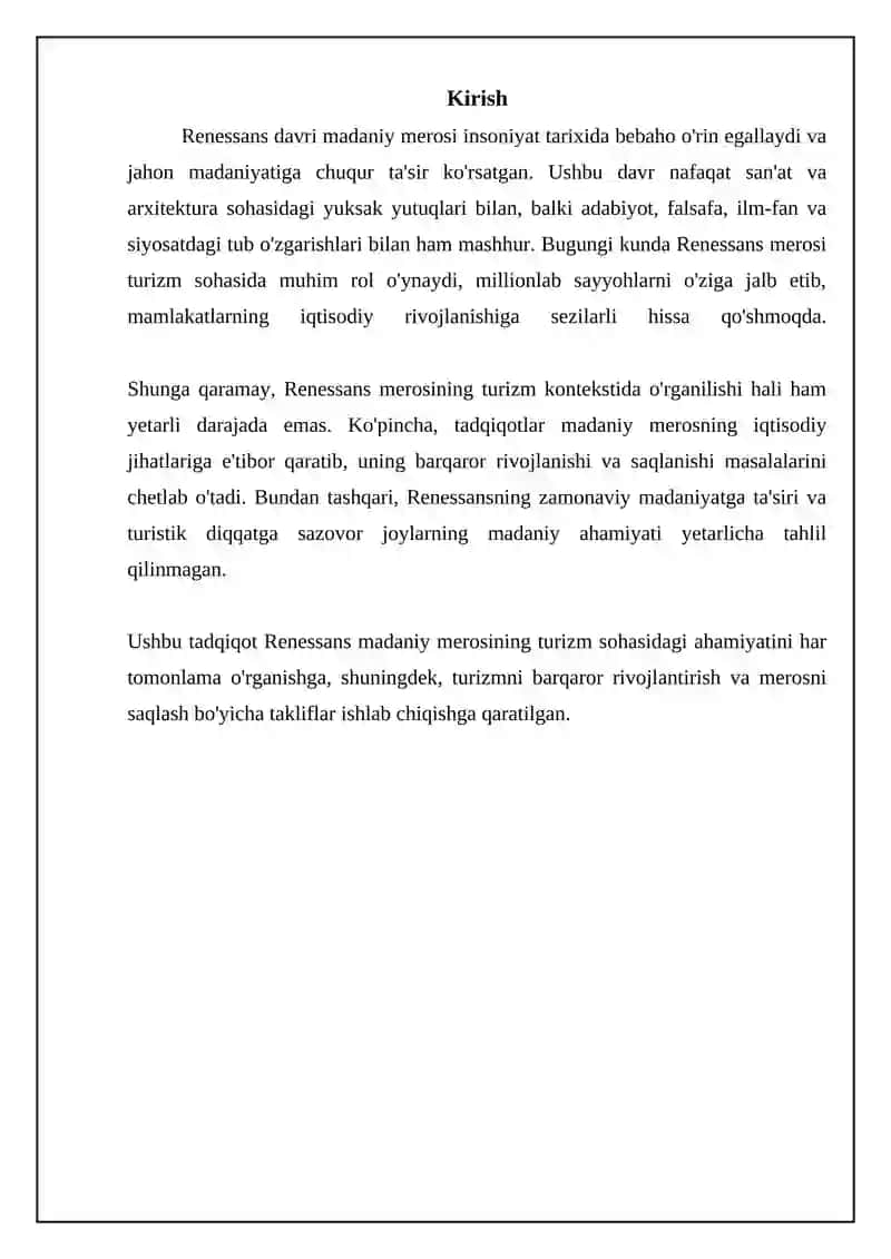 Renessans madaniy merosi: Tarix va ahamiyat 3