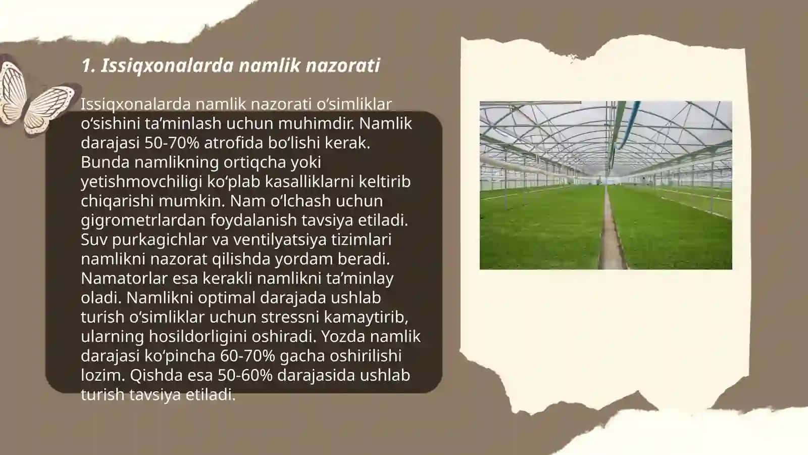 Issiqxonalarda namlik tartibotini optimallash usullari 3
