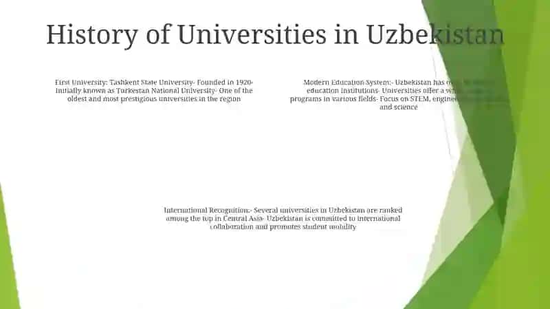 Universities Of Uzbekistan 3