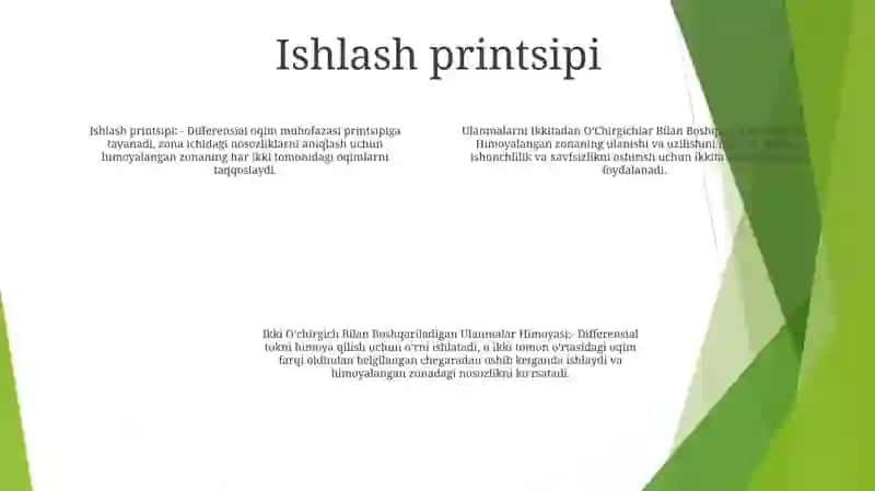 Ulanmalarni Ikkitadan OʻChirgichlar Bilan Boshqarish Sxemalari Ikki OʻChirgich Bilan Boshqariladigan Ulanmalar Rele Himoyasi 3
