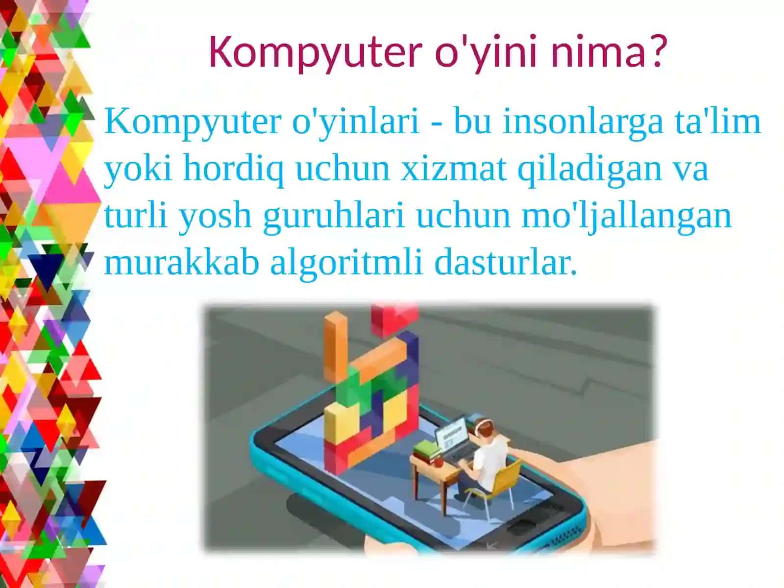 Informatika fanidan Scratch dasturida o'yin yaratish dars ishlanma 3