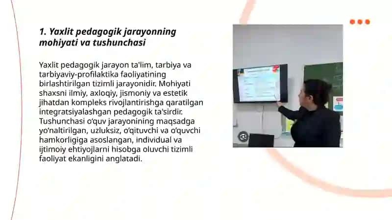 Yaxlit pedagogik jarayon 3