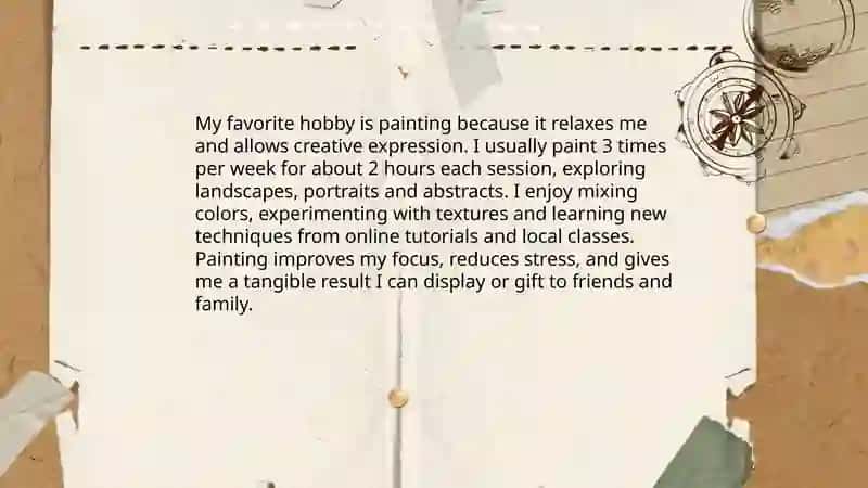 My favorite hobby - painting 3
